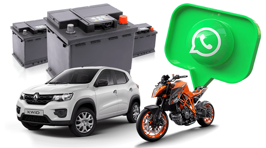 baterias para carros e motos